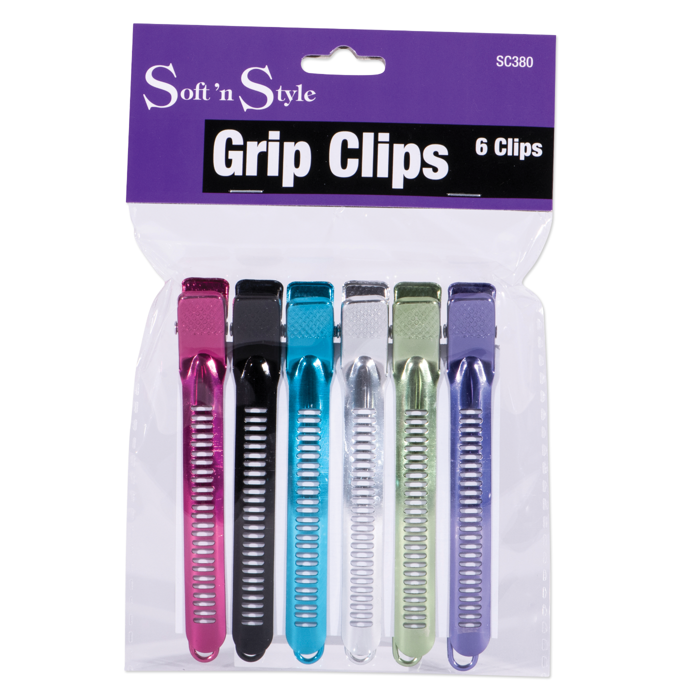 Soft ’n Style Super Grip Clips In Assorted Colors - 4" #SC380