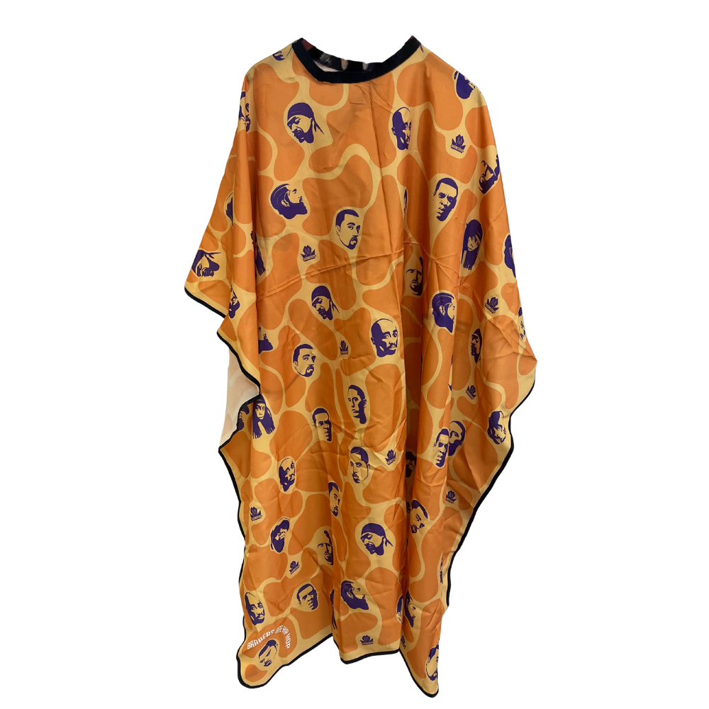 King Midas Hip Hop Kings Barber Cape Orange