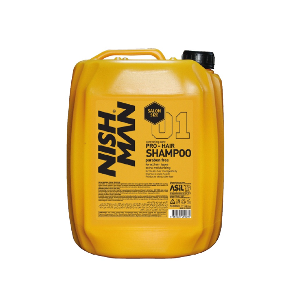 Nishman Salon Size 01 Pro-Hair Shampoo - 5000ML