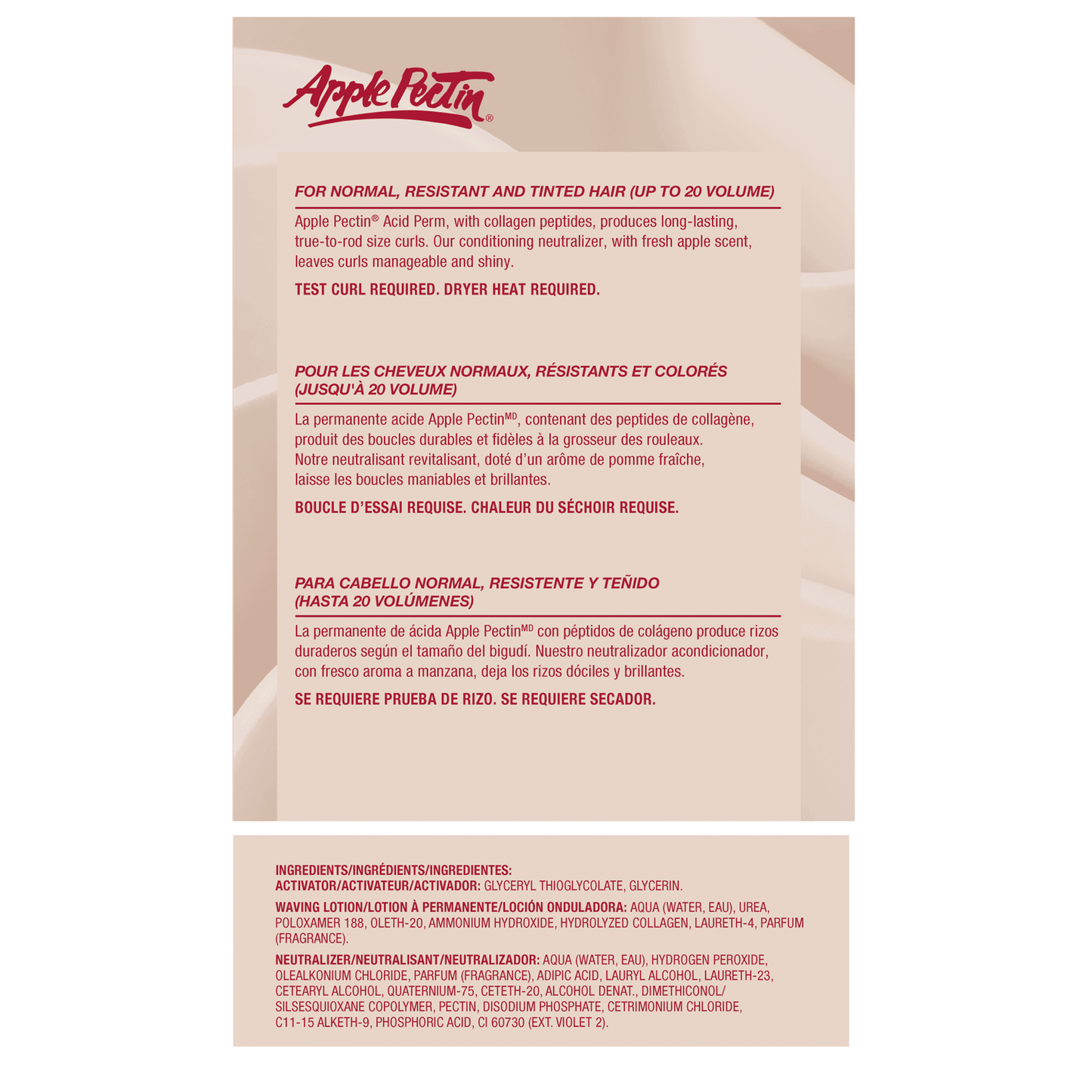 Apple Pectin Acid Perm