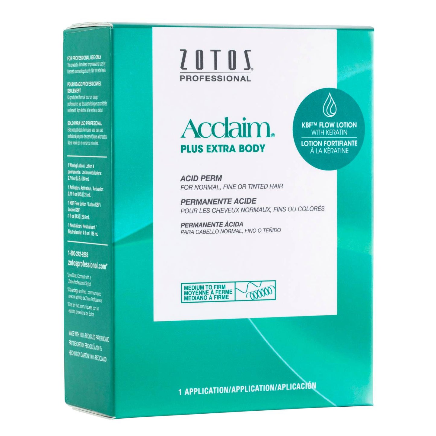 Acclaim Plus Extra Body Acid Perm