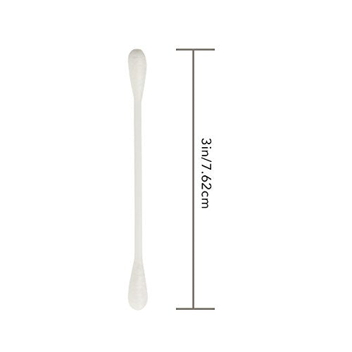 Diane Cotton Swabs 100% Real Cotton Tip Sticks Soft, Gentle on Face, Makeup, and Beauty Applicator, Nail Polish Removal 3 Inches Long, DEE031
