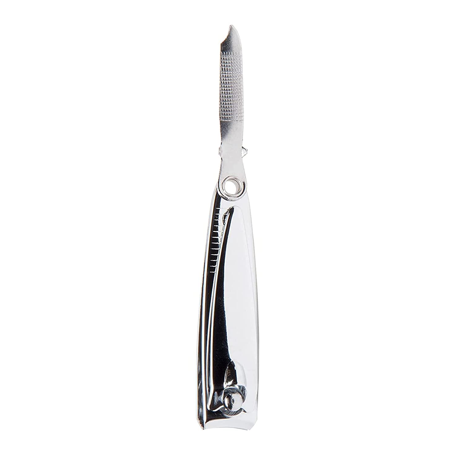 Diane D904 Stainless Steel Nail Clipper with Fold Out File - Single