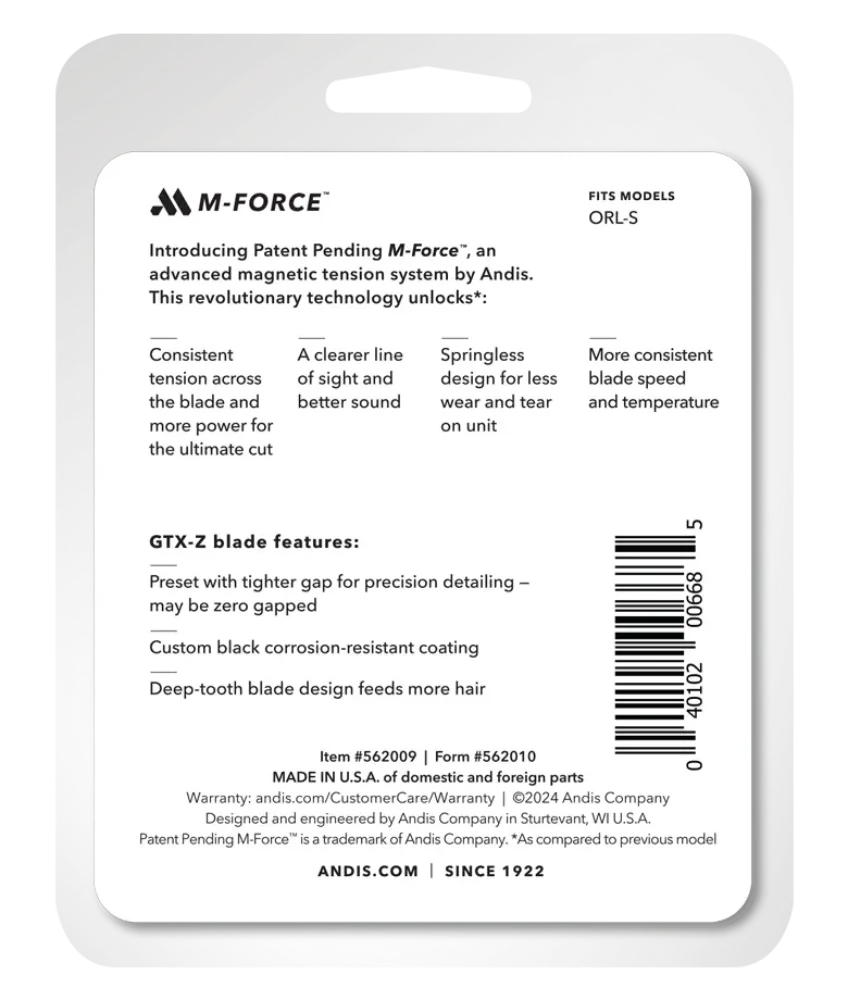 Andis GTX-Z M-Force Blades