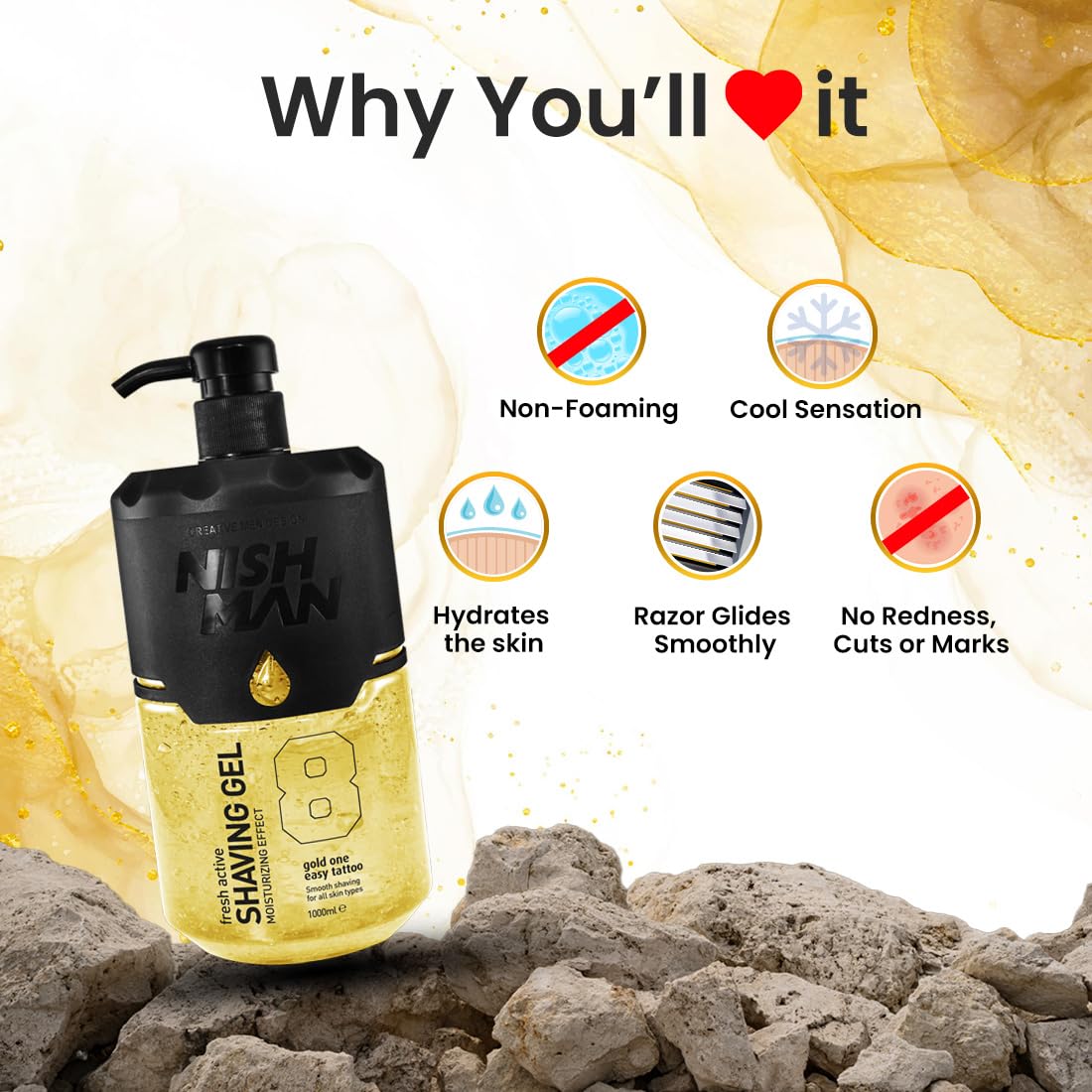 Nishman Shaving Gel Gold