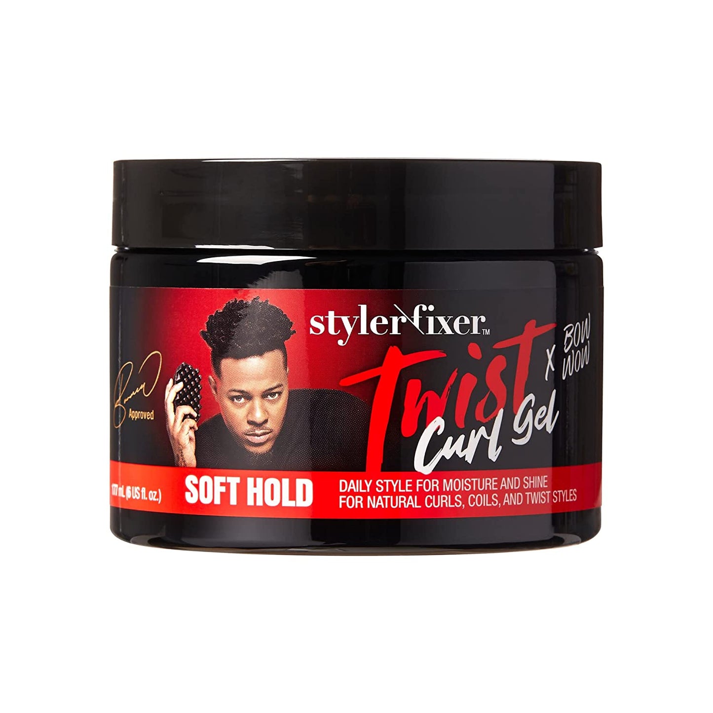 Gel fijador para rizos Twist Curl de fijación suave Red by Kiss X Bow Wow