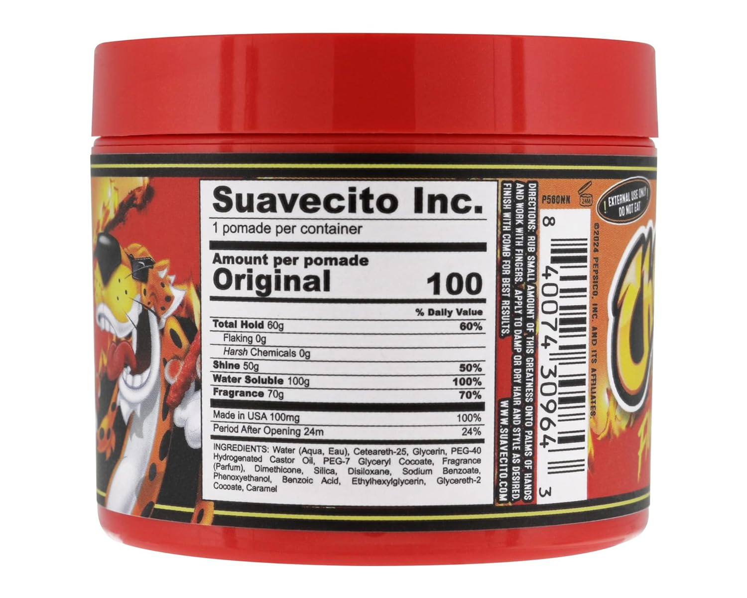 Suavecito Limited Edition Flamin' Hot Cheetos Original Hold Pomade