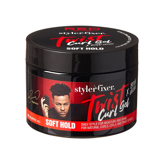 Gel fijador para rizos Twist Curl de fijación suave Red by Kiss X Bow Wow