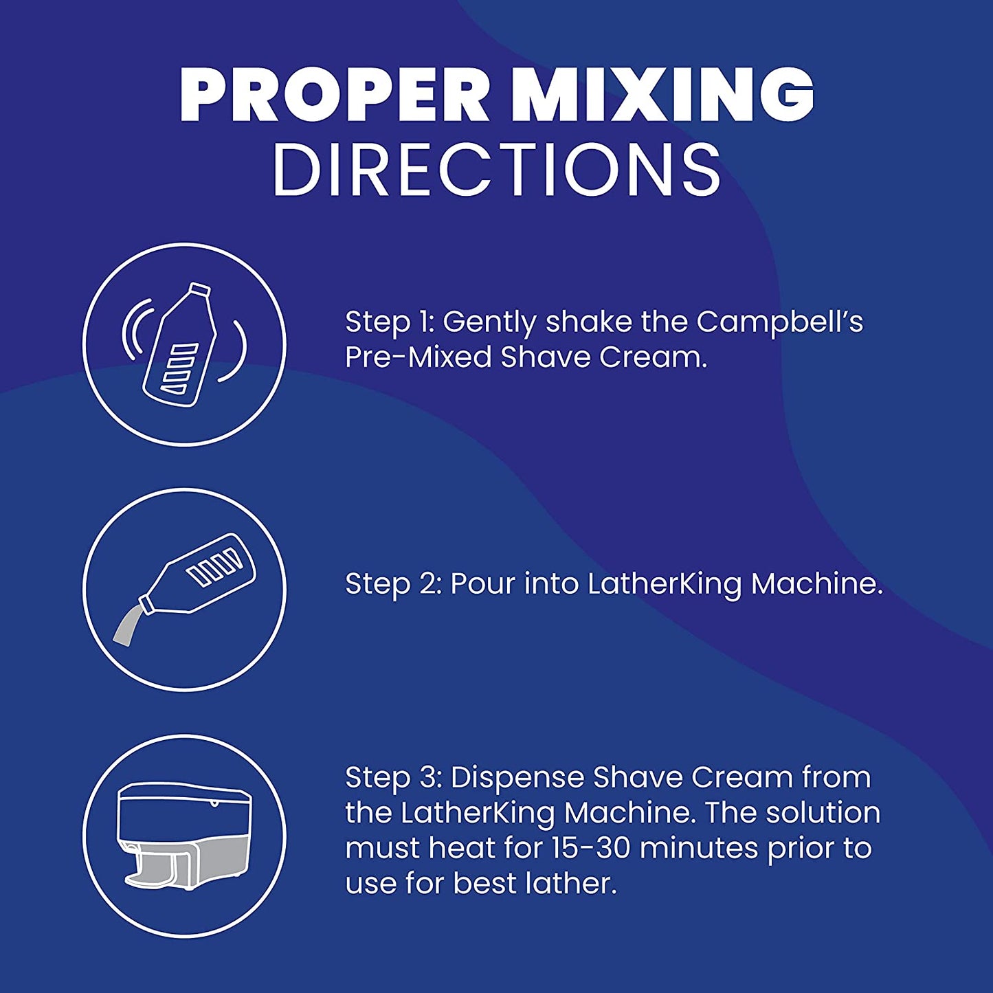 Espuma líquida premezclada de Campbell para máquina de espuma (1/2 galón o 12 oz)