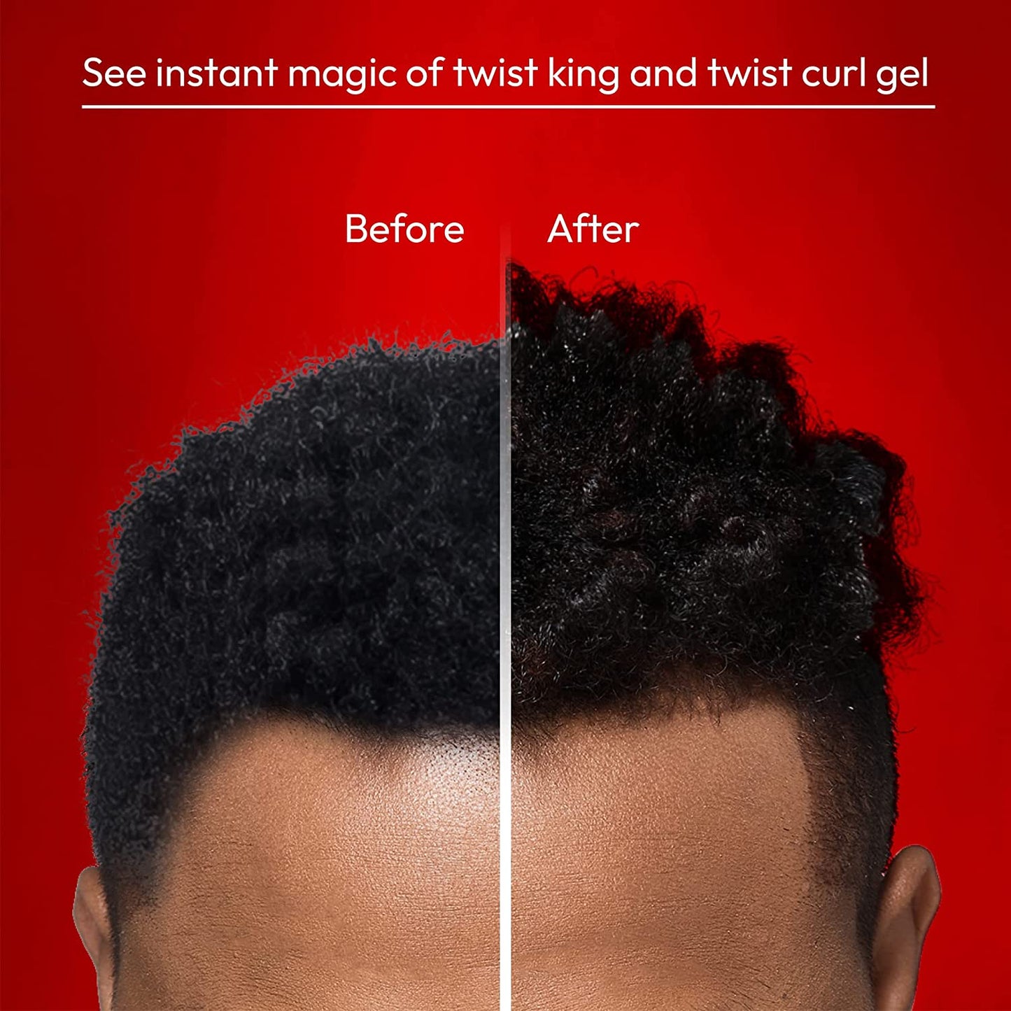 Gel fijador para rizos Twist Curl de fijación suave Red by Kiss X Bow Wow
