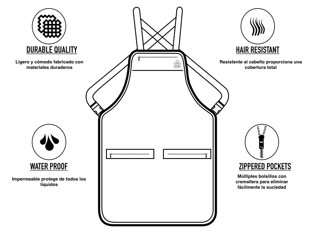 King Midas Royal 4Life Barber Apron Collection