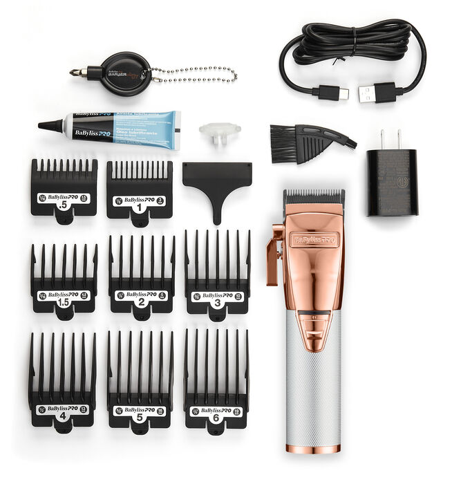 BaBylissPRO RoseFX+ All-Metal Lithium Clipper #FX870NRG