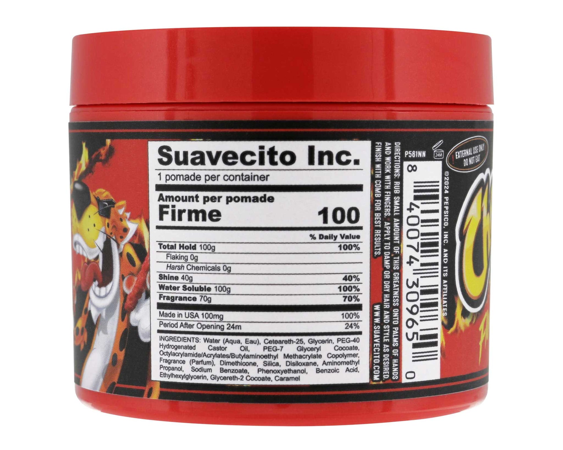 Suavecito Limited Edition Flamin' Hot Cheetos Firme (Strong) Hold Pomade
