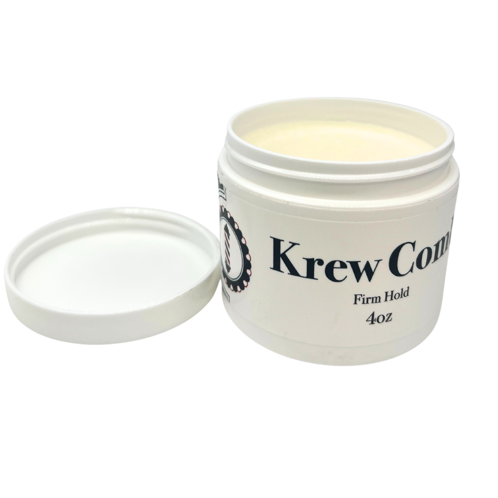 Krew Comb By Sanitary Barber – Firm Hold Pomade (4 oz.)