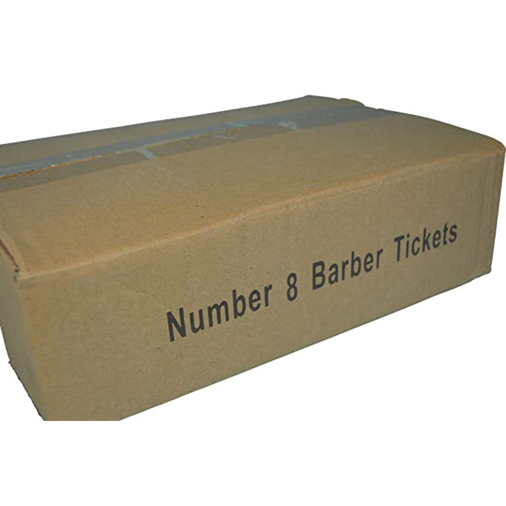 Talonarios de control de barbería: 100 unidades