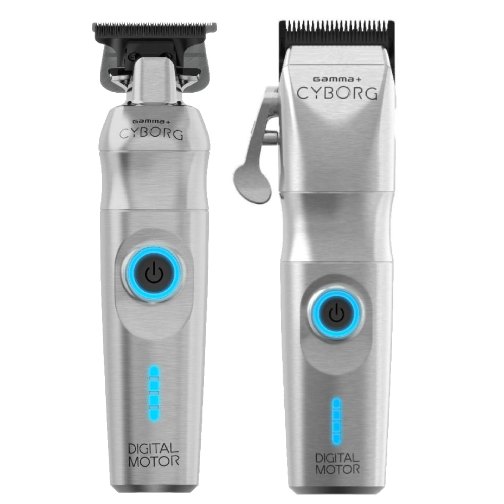 Gamma+ CYBORG Clipper & Trimmer Bundle