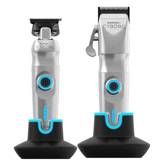 Gamma+ CYBORG Clipper & Trimmer Bundle