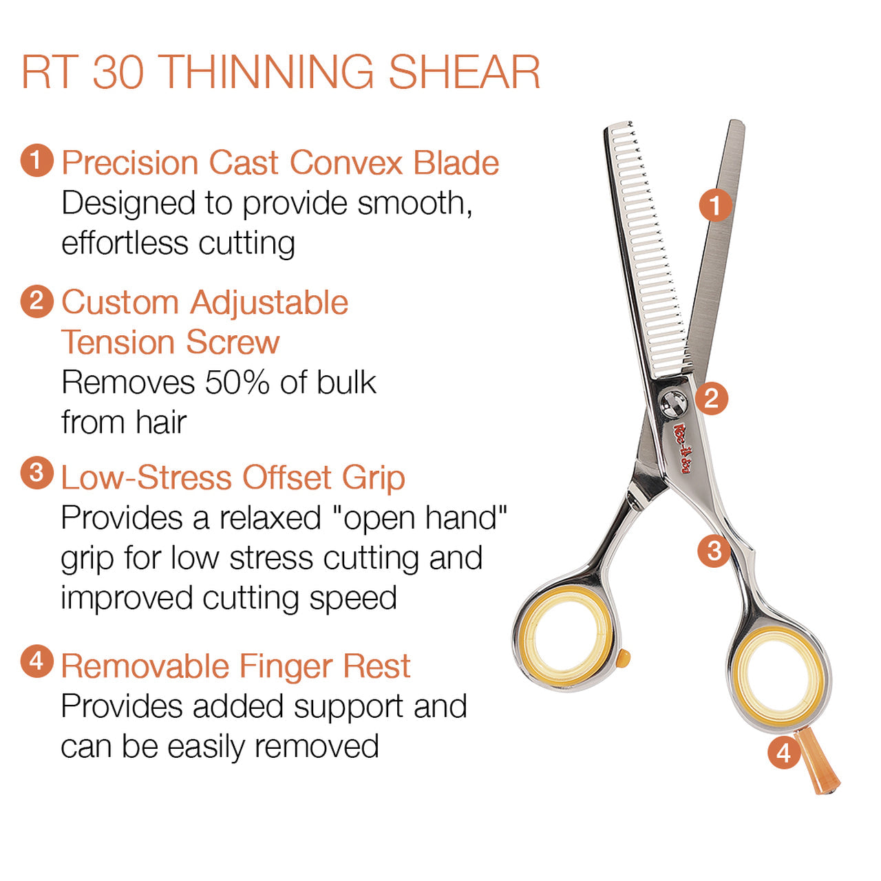 Roc-It Dog RT 30 Thinning Shear