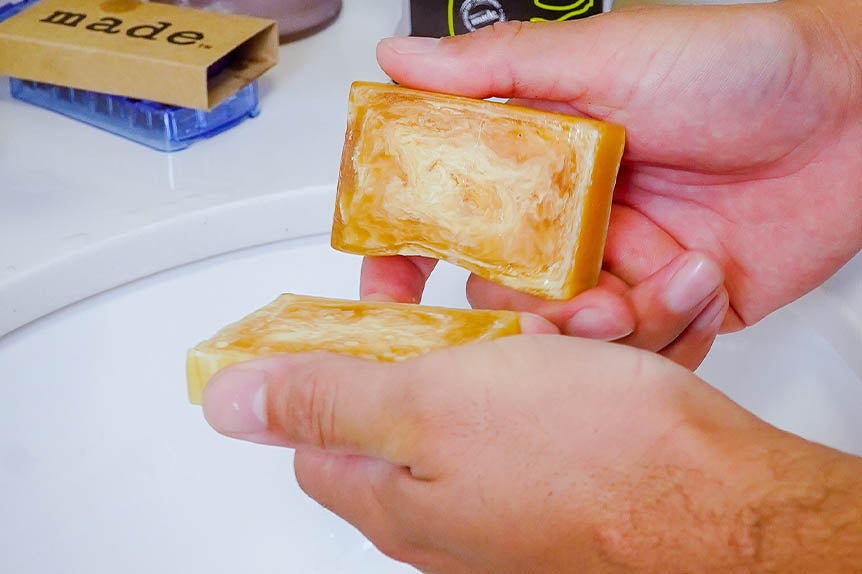 MADE Rum Runner One Beefy Bar Soap 16oz Royal Pamplemousse: Grapefruit and Sandalwood