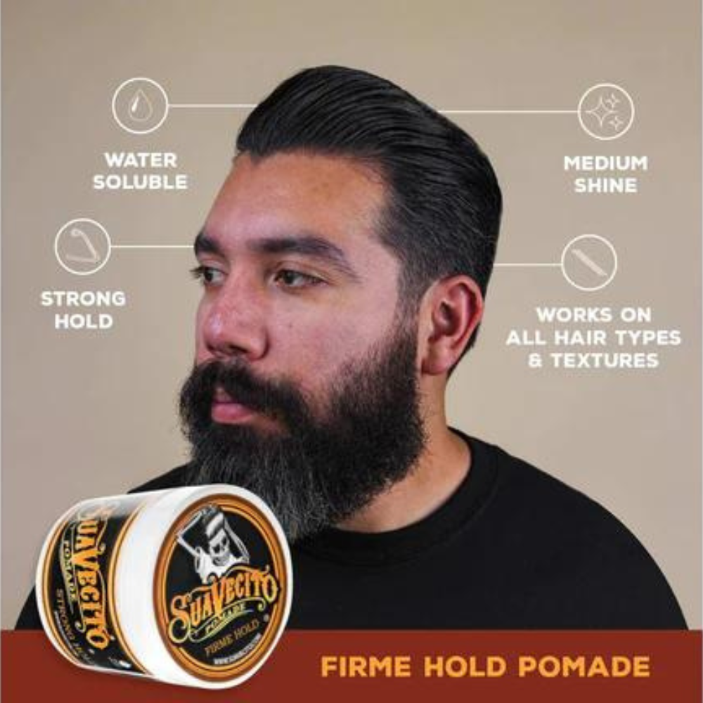 Suavecito Firme (Strong) Hold Pomade 4oz