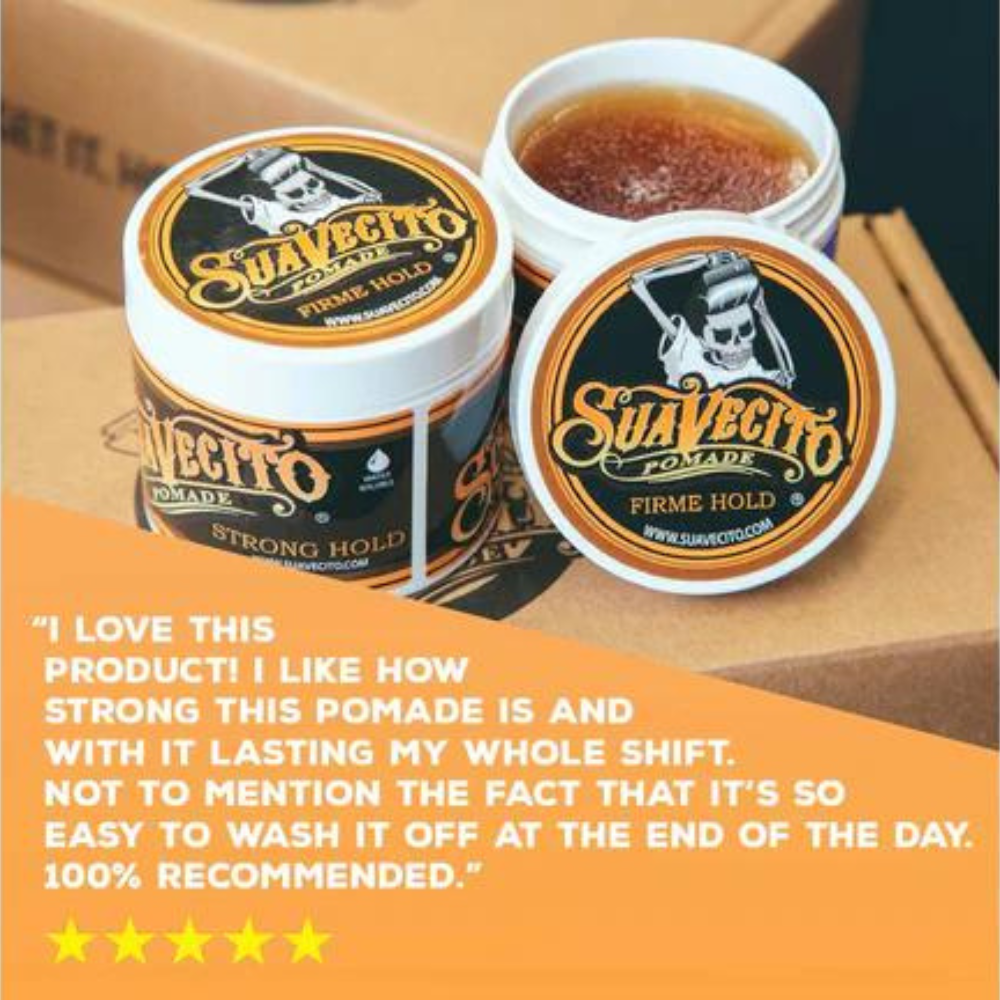 Suavecito Firme (Strong) Hold Pomade 4oz