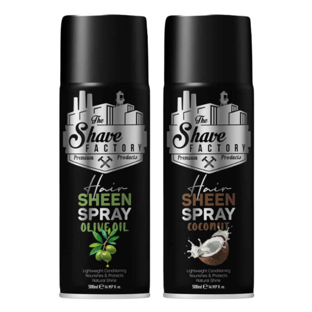 The Shave Factory Hair Sheen Sprays 500 mL