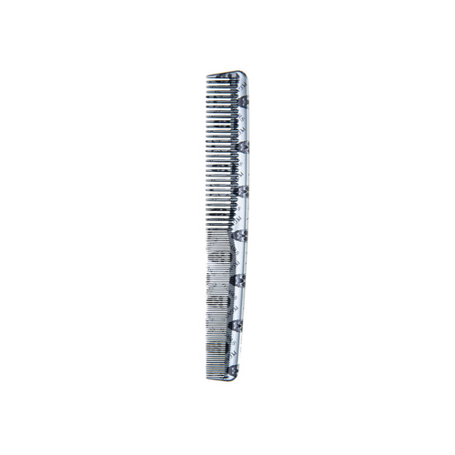 Silver Krest Pegasus Skulleto No. 201 - 7” Styling Comb on white background