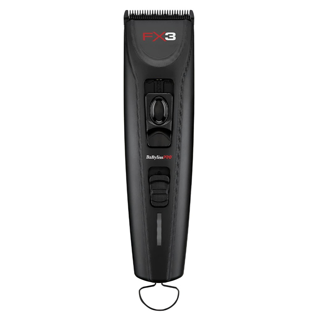 BaByliss Pro FX3 Professional High Torque Clipper Matte Black No. FXX3CB