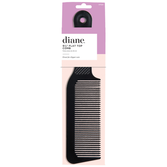 Diane 9-31/2" Flat Top Barber Comb D7024