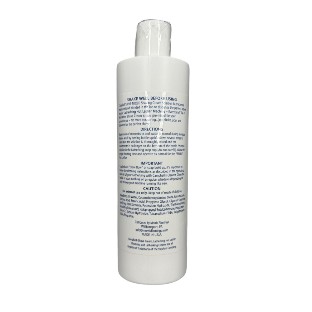 Campbell's Premix Liquid Lather for Lather Machine