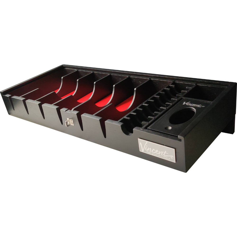 Vincent Bamboo Countertop Tray Deluxe Black