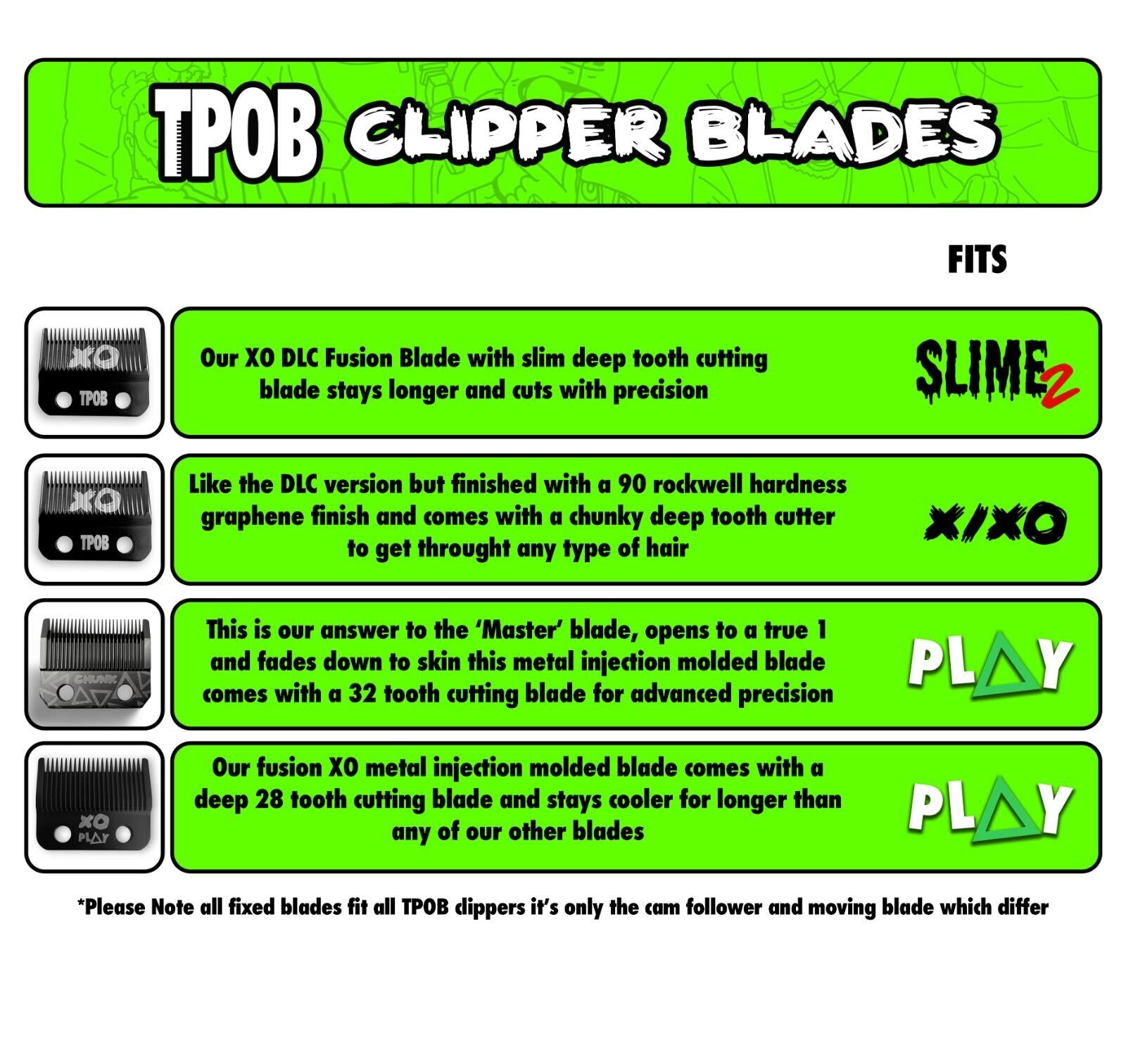 TPOB Clipper Blades Guide