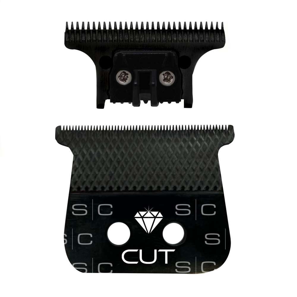 Cuchilla de repuesto para recortadora de cabello con corte de diamante fijo Black Diamond DLC de StyleCraft con el juego de cuchillas One Cutter SC541B