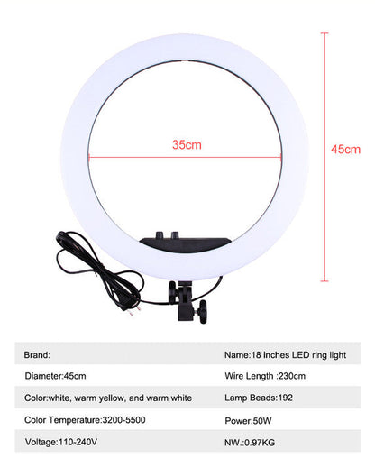 Halo Ring LED Light Kit