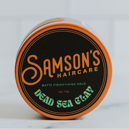 Arcilla del Mar Muerto para el cuidado del cabello de Samson