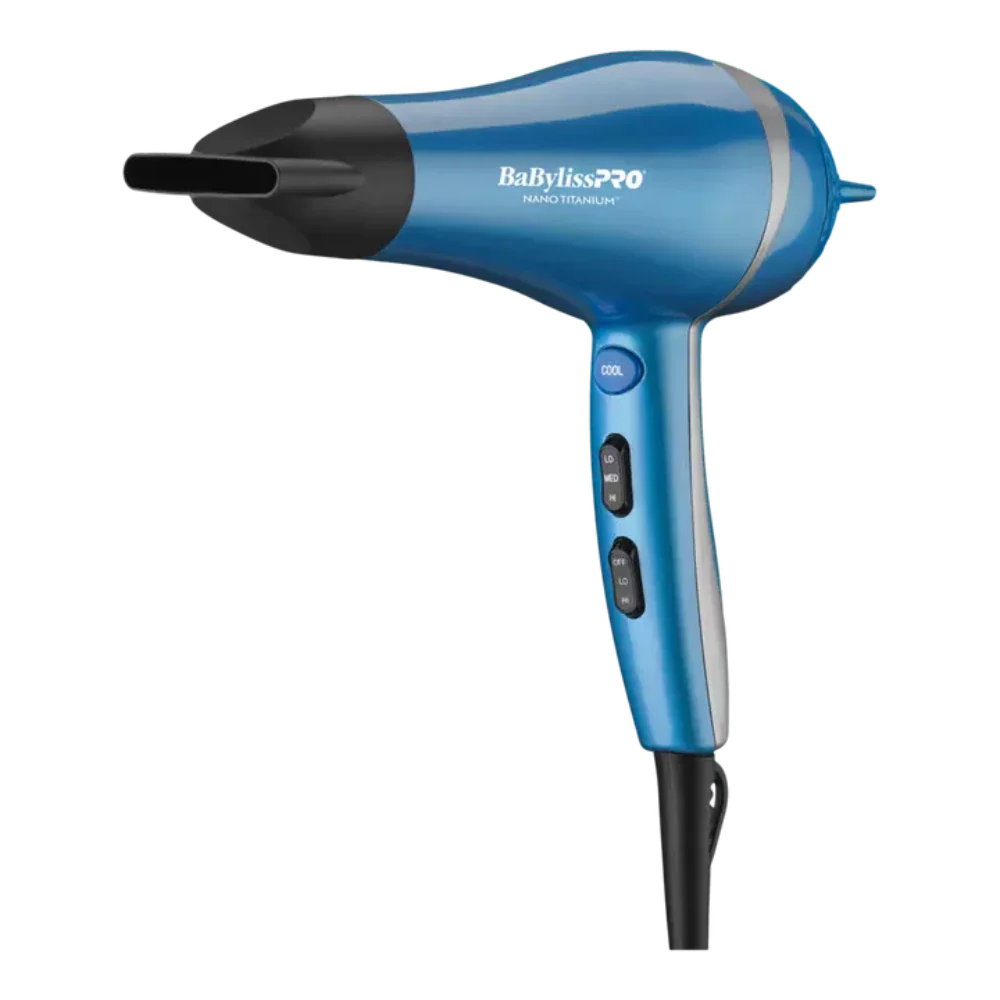 Babyliss PRO Nano Titanium Hair Dryer - Blue