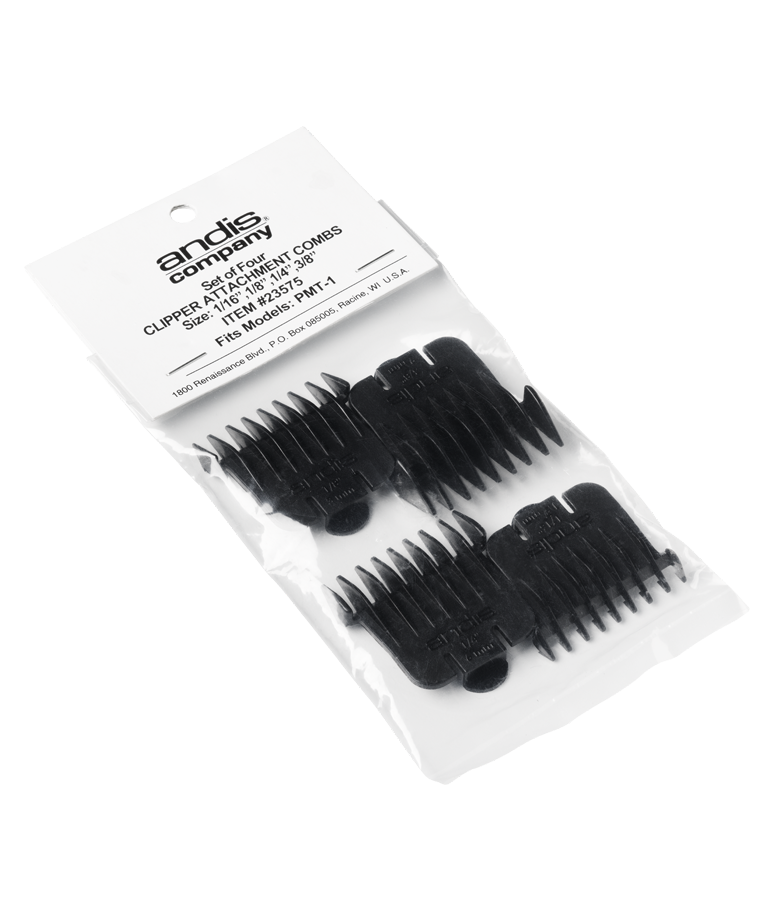 Andis Snap-On Blade Attachment Combs 4-Comb Set - 23575