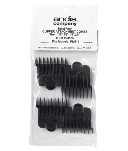 Andis Snap-On Blade Attachment Combs 4-Comb Set - 23575