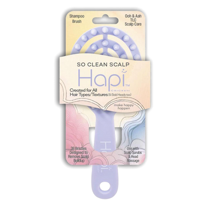 Cricket Hapi So Clean Scalp Shampoo Hair Brush