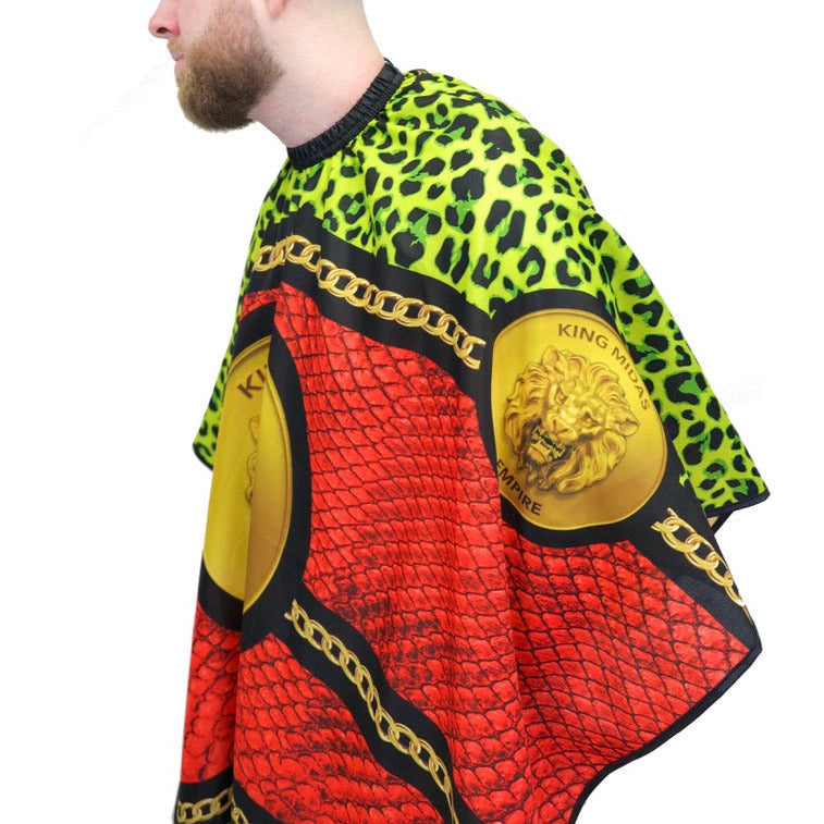 barber cape - hair cutting cape -barber capes- jungle barber cape- barber cape custom-versace barber cape- haircutting capes - cutting cape- professional hair cutting cape-king midas cape- 