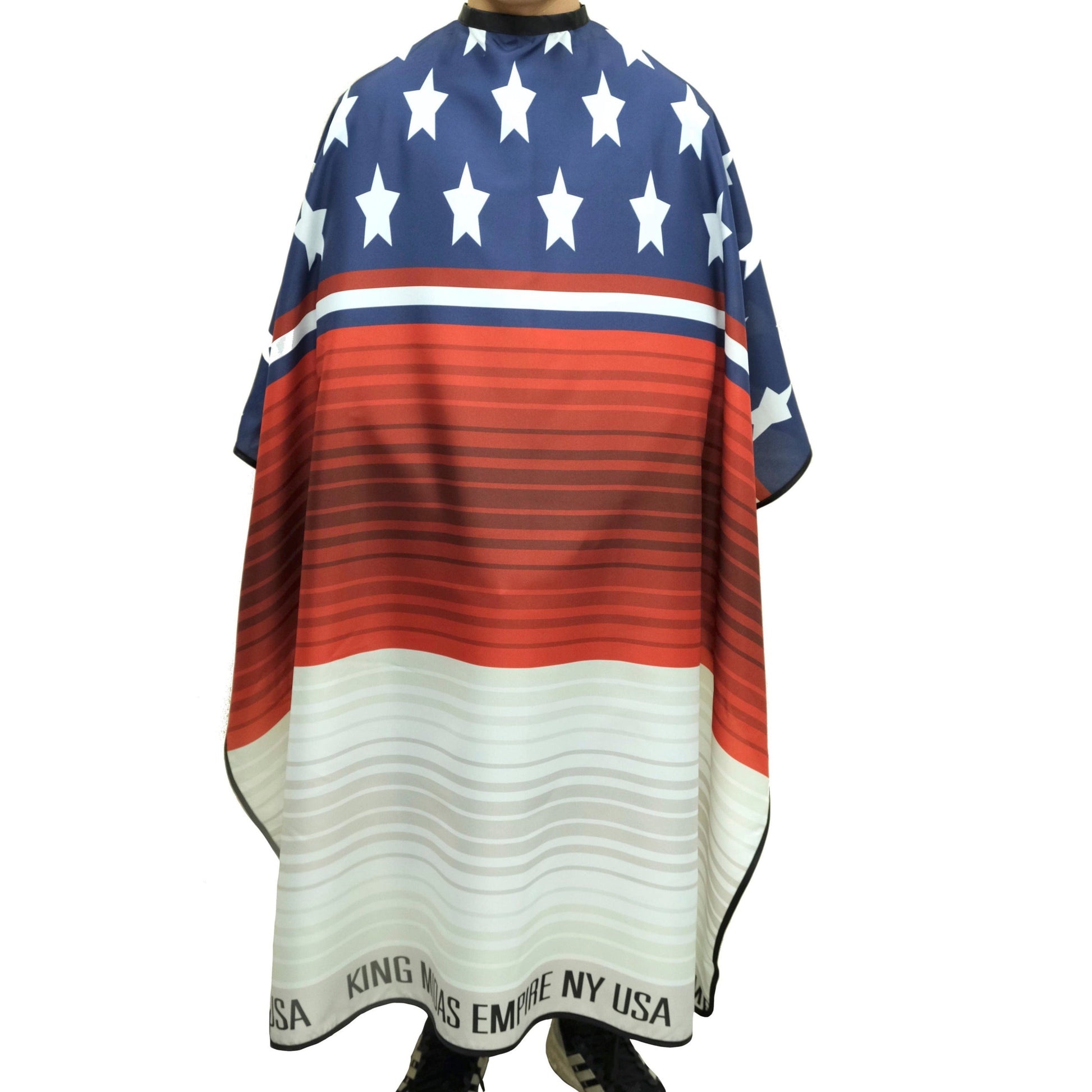 barber cape- american flag barber cape -barber capes - barber cape for men-  cape de barbero-  professional barber cape- barber cape nearby - king midas barber cape