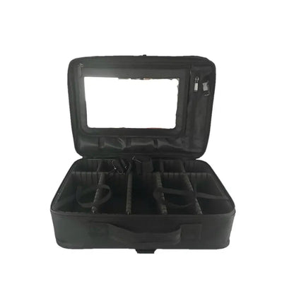 StyleCraft On-The-Go Barber/Stylist Lightweight Water Resistant Travel Case with Mirror #SC328B