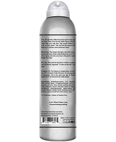 Mane Tame Zero-Gravity Matte Spray 7oz