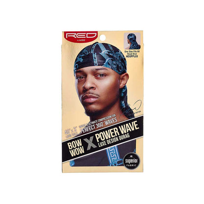 Power Wave Luxe Design Durag Ultimate Compression for a Perfect 360 Waves Royal Blue HD33