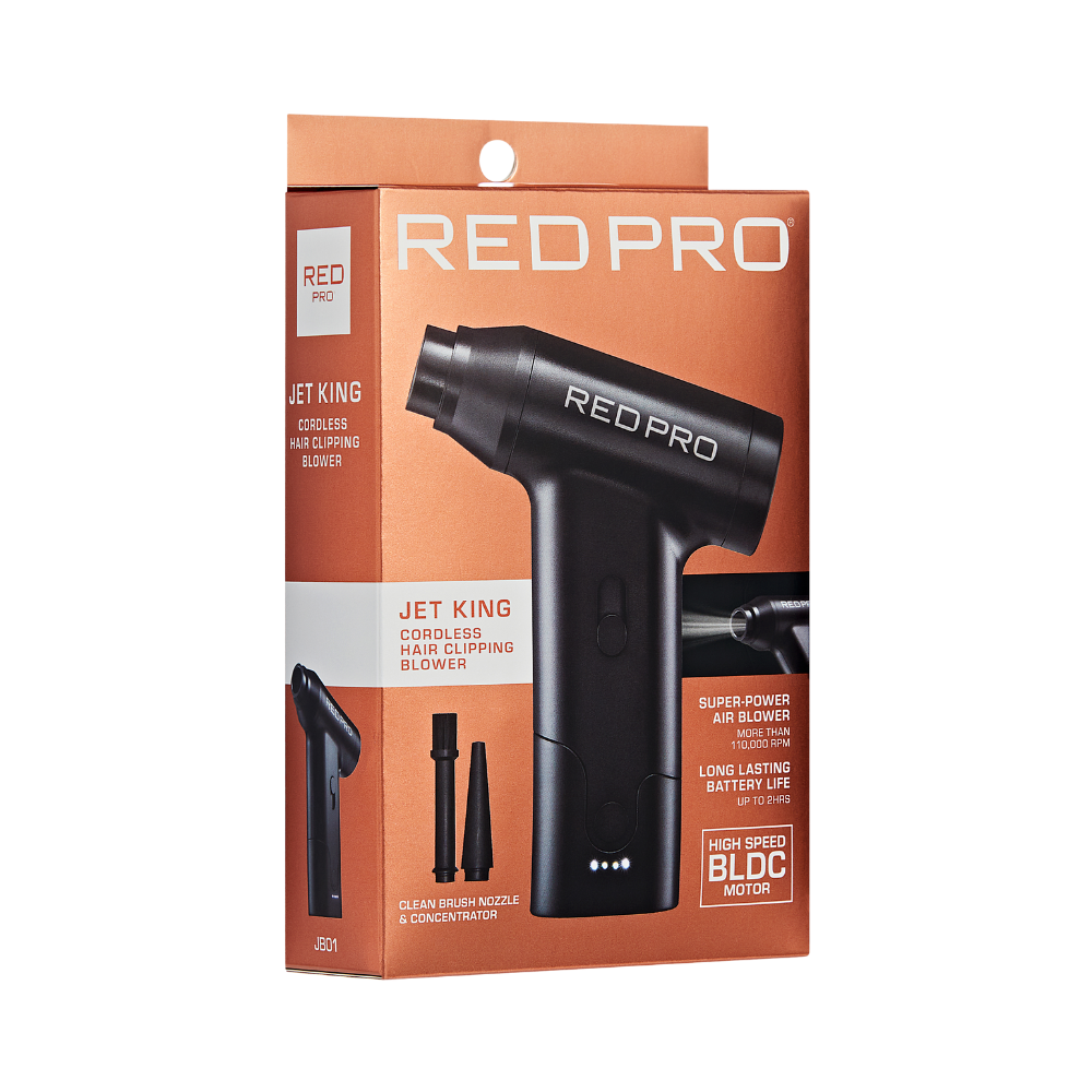 Red PRO Jet King Cordless Electric Compressed Air Duster 