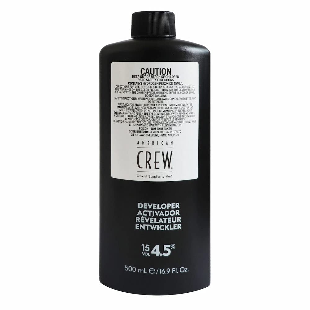 merican Crew Men's Precision Blend American Crew Precision Blend 15 Volume Developer 15 Vol 4.5% 15.2 oz