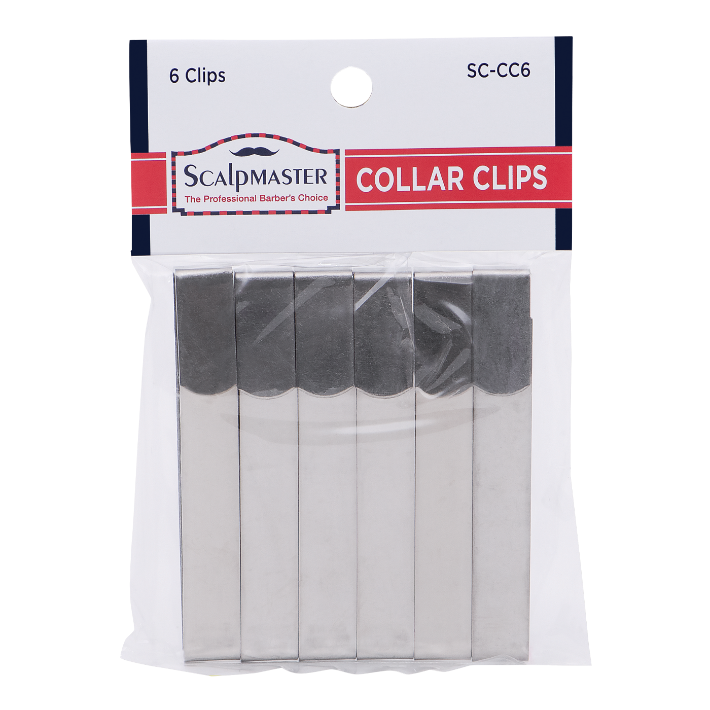 Scalpmaster Collar Clips - 6 Pack #SC-CC6