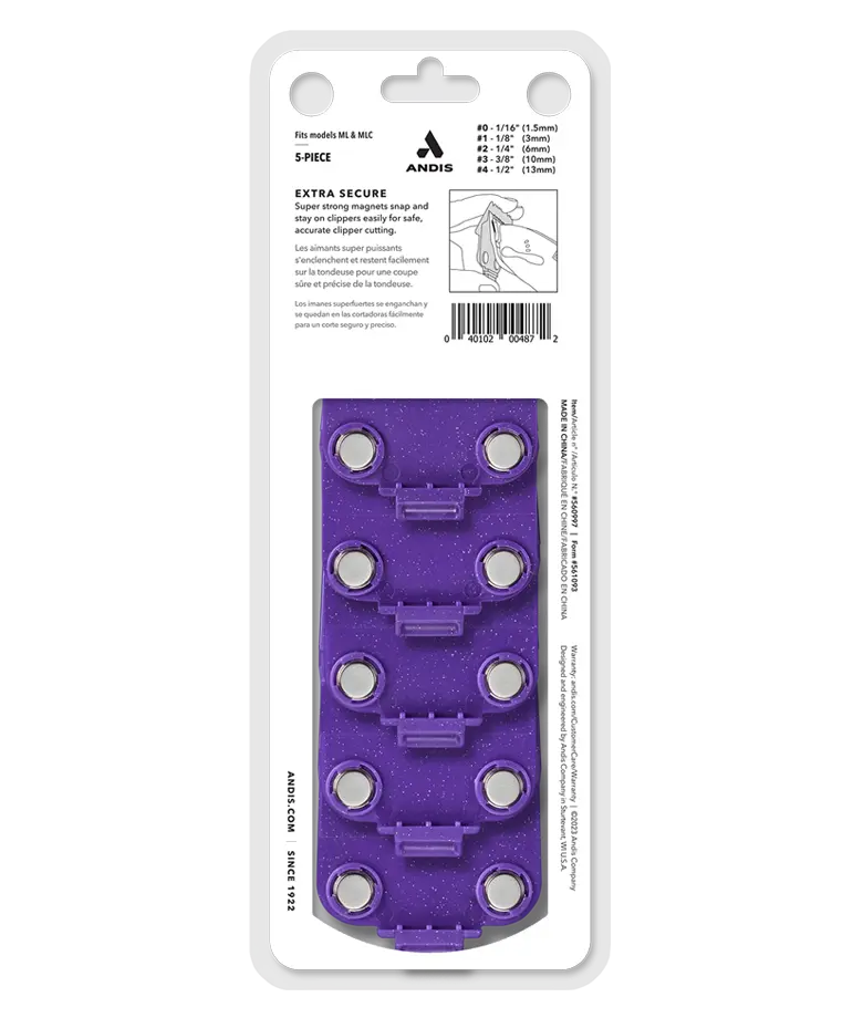 Andis Master Dual Magnet Small 5-Comb Set #560997
