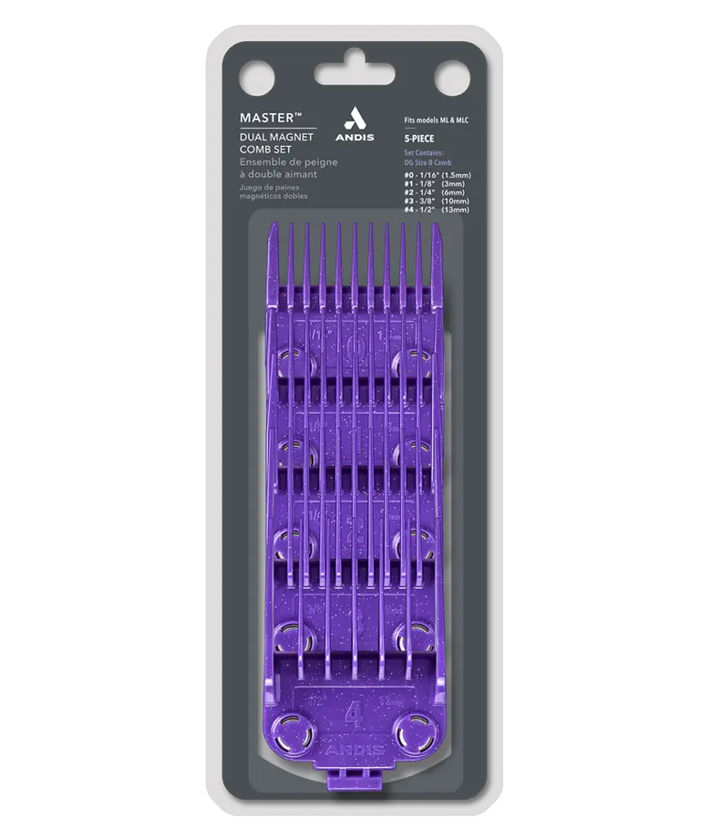 Andis Master Dual Magnet Small 5-Comb Set #560997