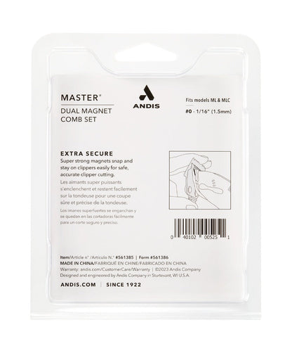 Andis Master Dual Magnet OG Size 0 Comb #561385